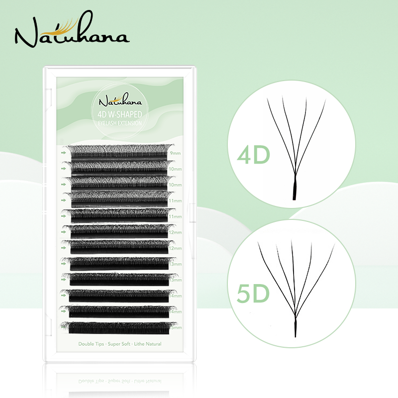 Lash Fan Volume - NATUHANA W-vormige 4D 5D Volume Wimper