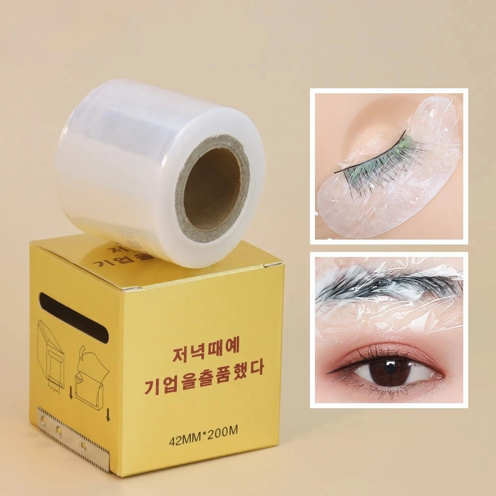 Eyelash Extension Permanent - GLAMLASH 200M Doorzichtige Plastic Wrap Ooggebruik