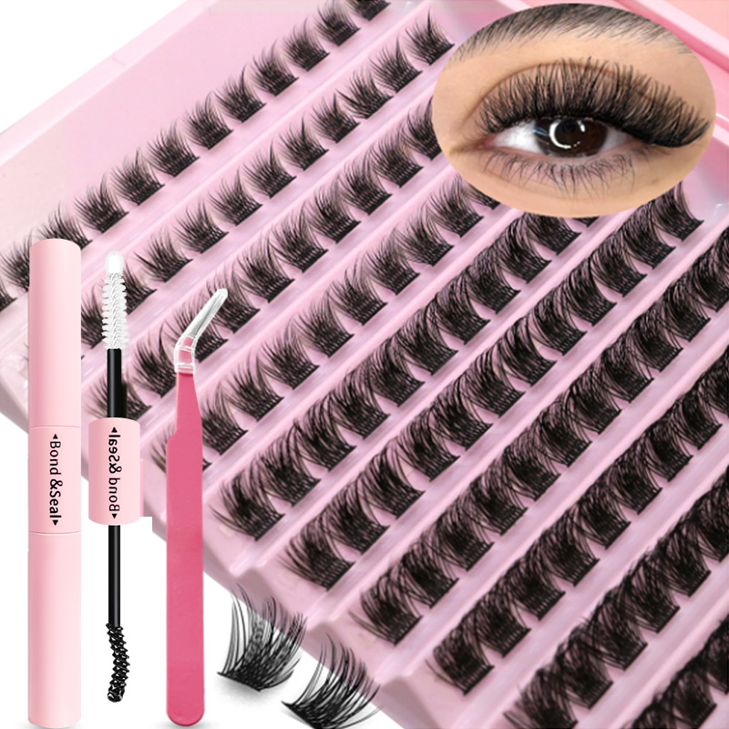 Eyelash Extension London - DIY wimperverlengingsset Individuele wimpercluster Mix wimperclusters