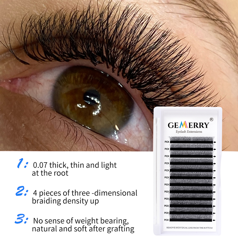 Lash Fan Volume - Eenvoudige ventilator-aanpassing, voorgemaakte volume-waaier, professionele make-up