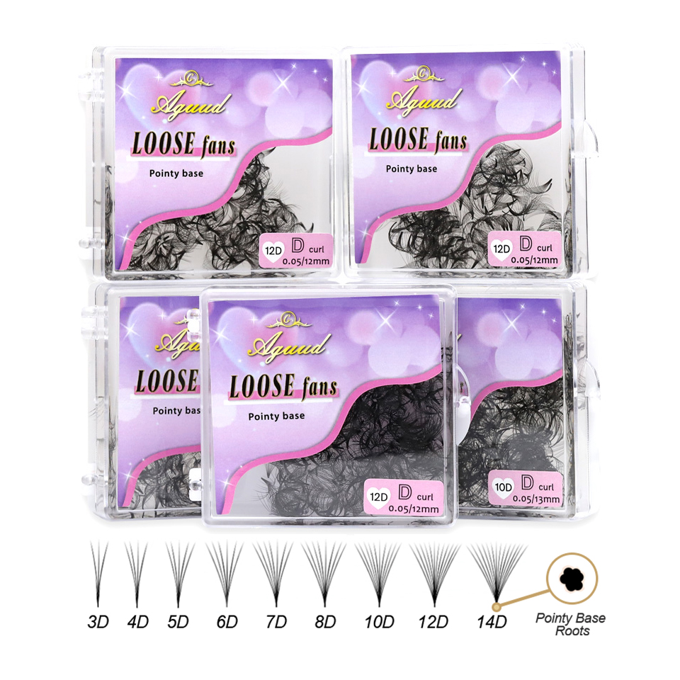 Lash Fan Volume - AGUUD 3D tot 16D Dunne Puntige