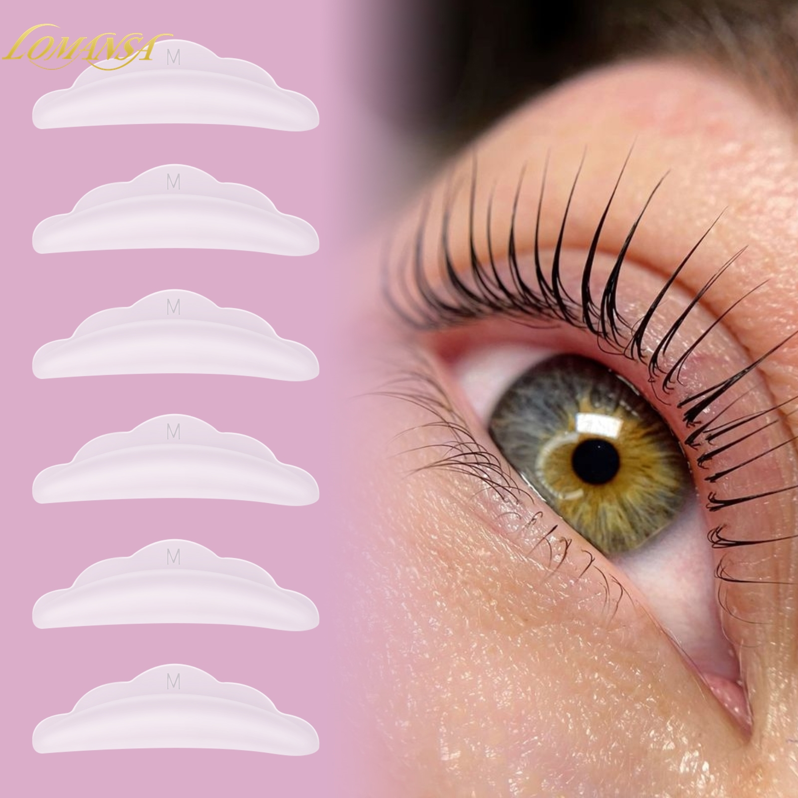 Eyelash Extension London - Lomansa NIEUWE Siliconen Wimper Permanenten Pad