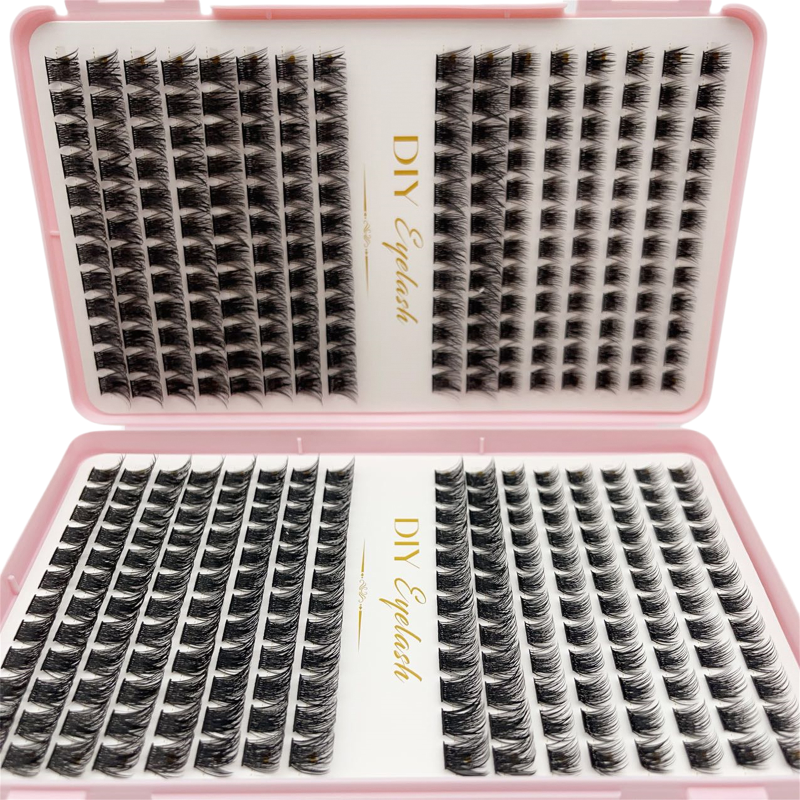 Eyelash Extension Home Service - Natuurlijke, luchtige, individuele clusterwimpers, doe-het-zelf wimperextensions