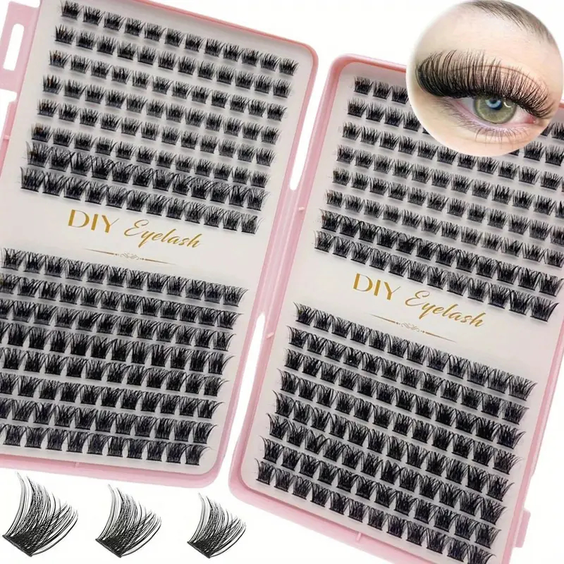 Eyelash Extension Home Service - 384-delige wimperverlengingsset, individuele set wimpers, meerdere