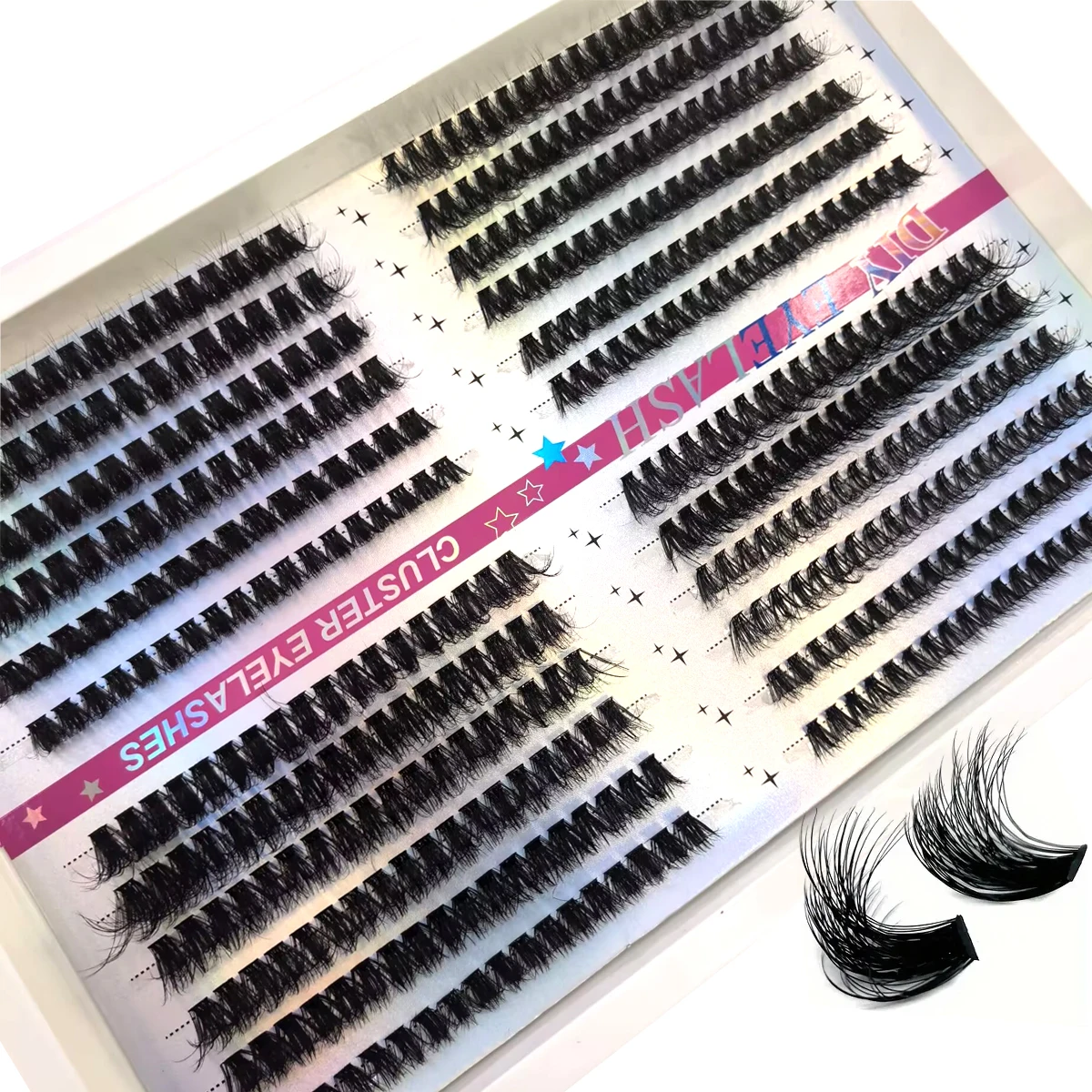 Eyelash Extension Home Service - AMSDCN 30P-100P Mix Pluizige Individuele Wimpers