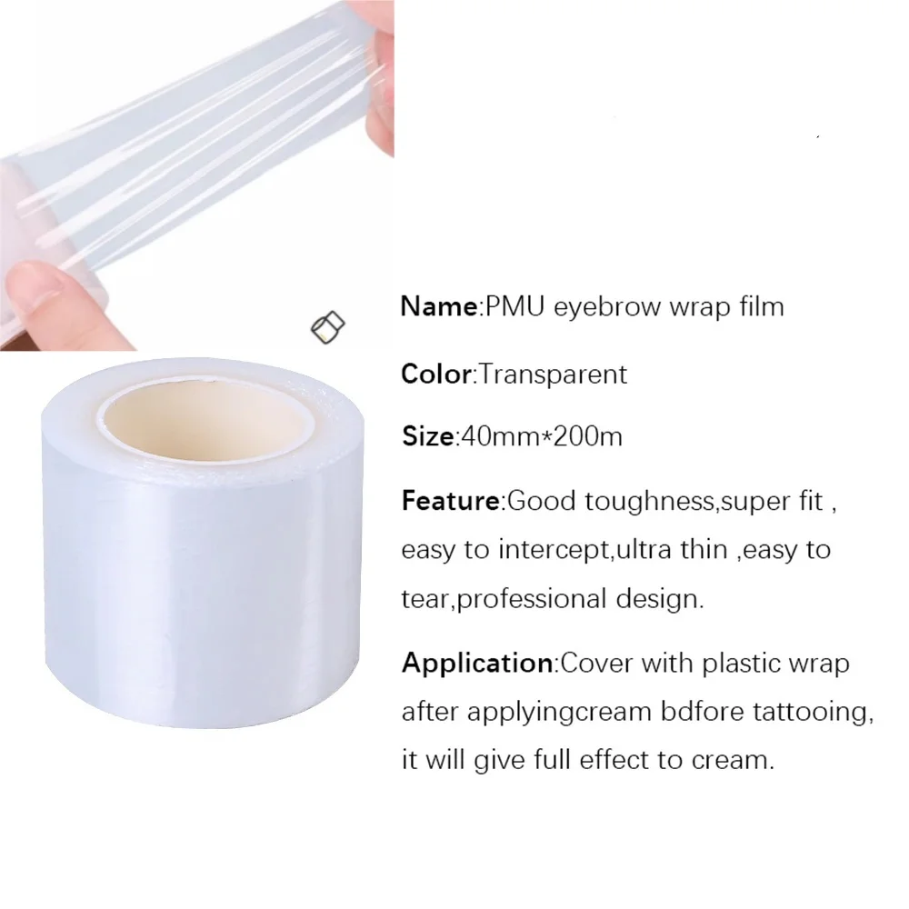 Eyelash Extension Permanent - 1 Roll 200M Ooggebruik Doorzichtige Plastic
