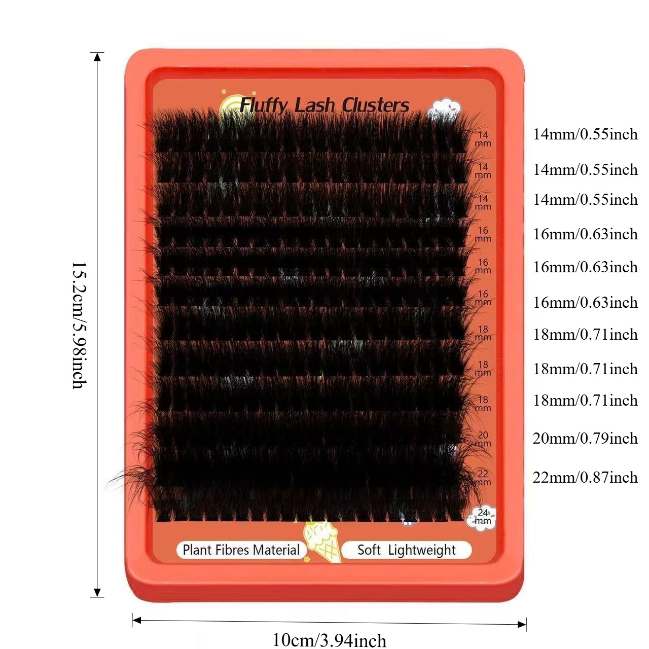 80D-100D Pluizige Cluster Wimp - Eyelash Extension Home Service recensie en prijs