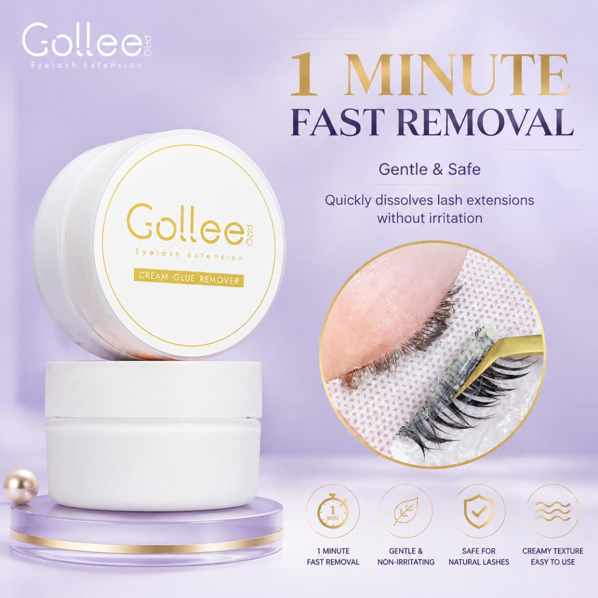 Gollee Peach Smell 15g Wimperl - Lash Removal Cream recensie en prijs