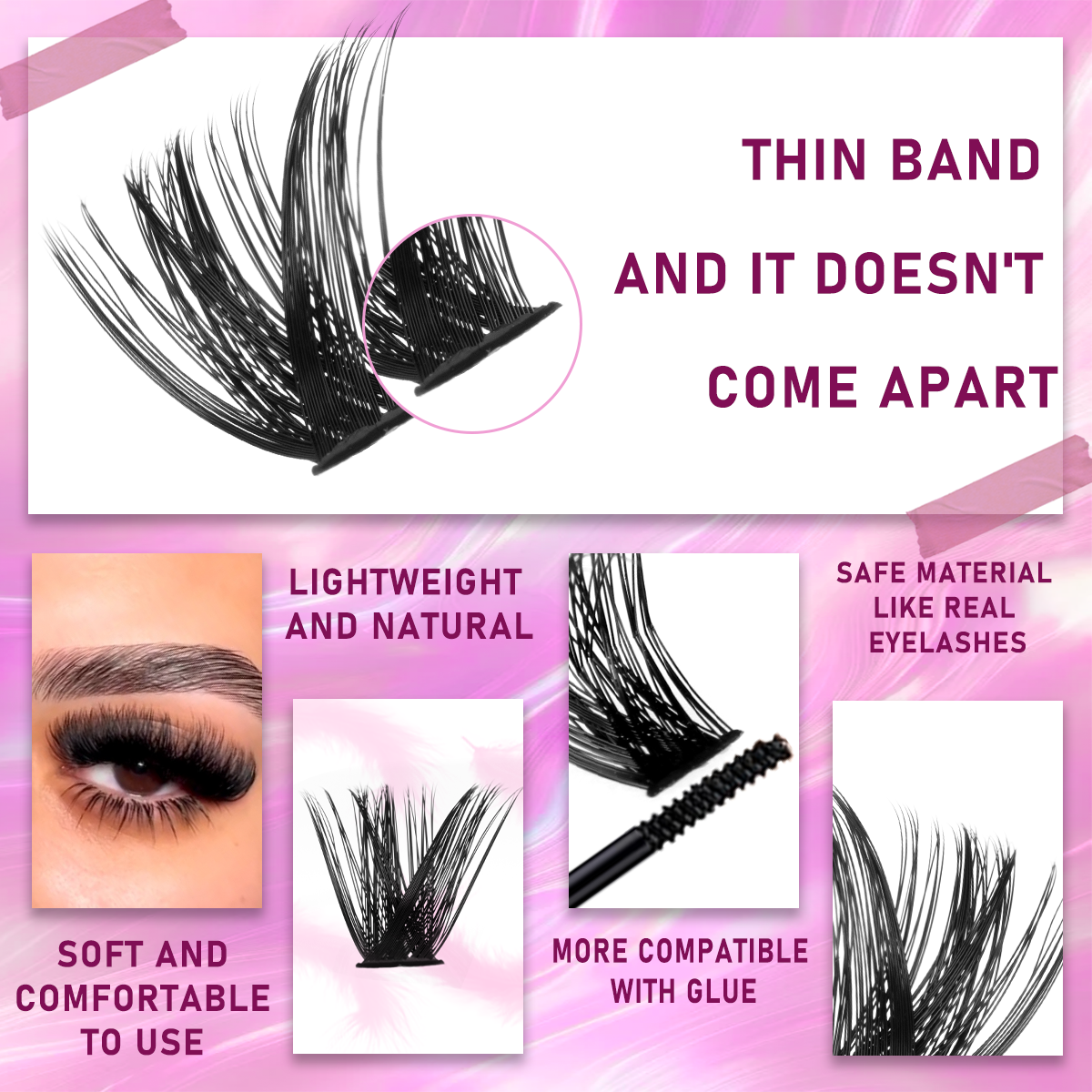DIY Wimpercluster Kit Grote Ca - Eyelash Extension Home Service recensie en prijs