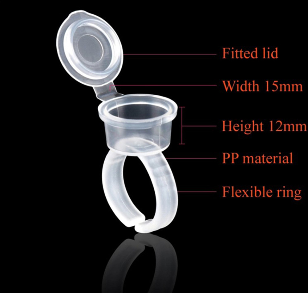 Transparante Tattoo Inkt Ringe - Eyelash Extension Permanent recensie en prijs