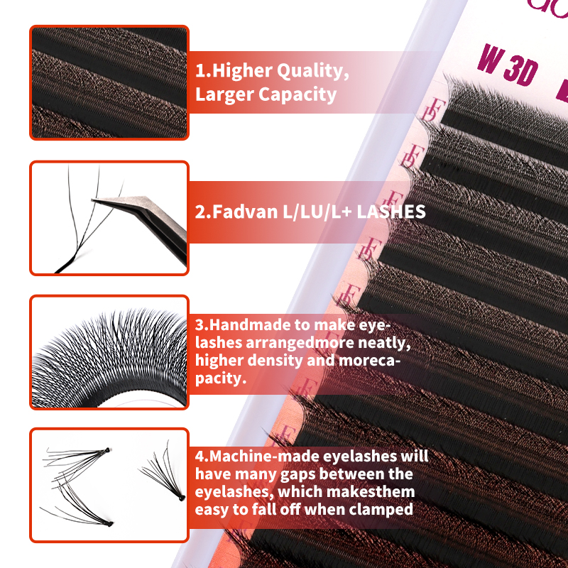 FADVAN 3D Wimpers W-vormige wi - Lash Fan Volume recensie en prijs