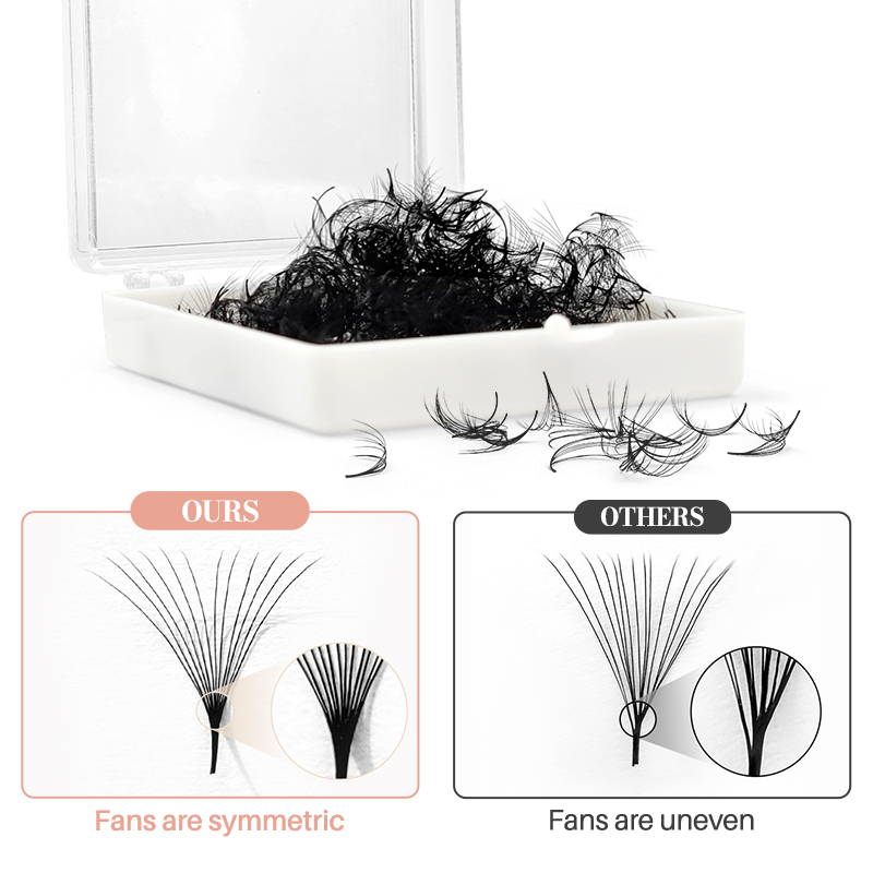 500 Premade losse wimpers Pro  - Lash Fan Volume recensie en prijs