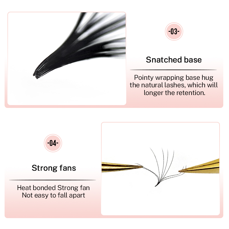 500 Premade losse wimpers Pro  - Lash Fan Volume recensie en prijs