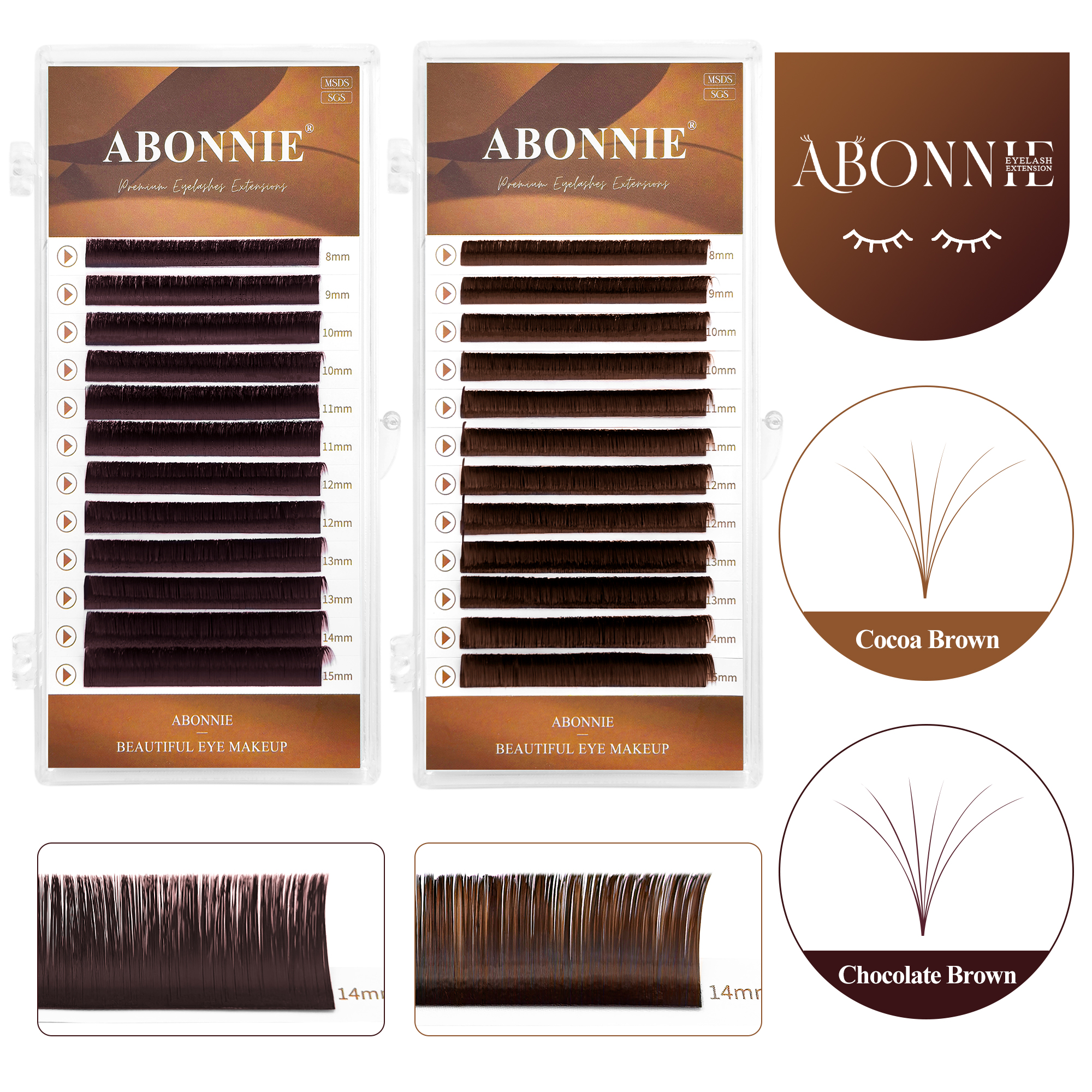 ABONNIE Kasjmier Cacao Chocola - Lash Fan Volume recensie en prijs