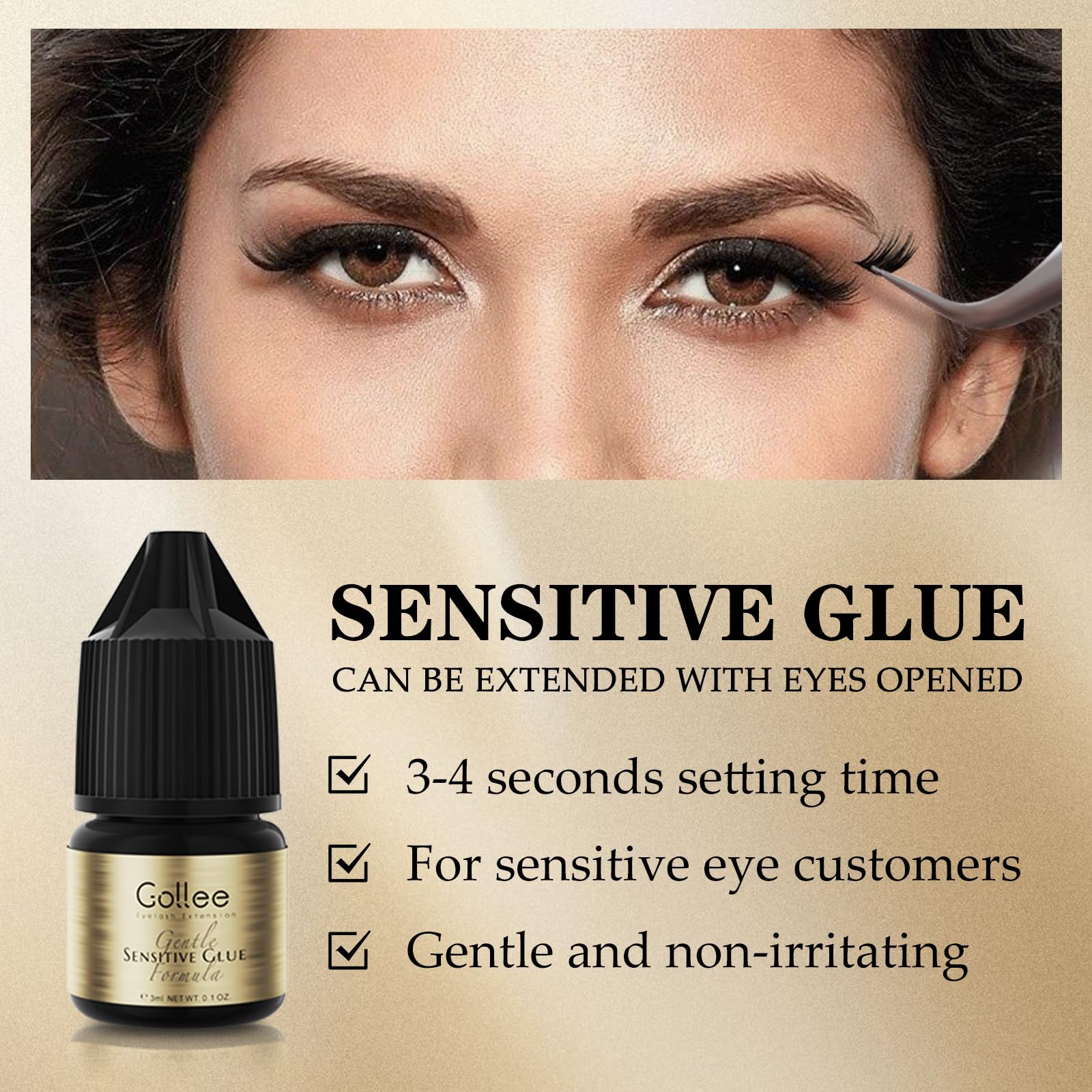 Gollee Wimperlijm Geclusterde  - Eyelash Extension Home Service recensie en prijs