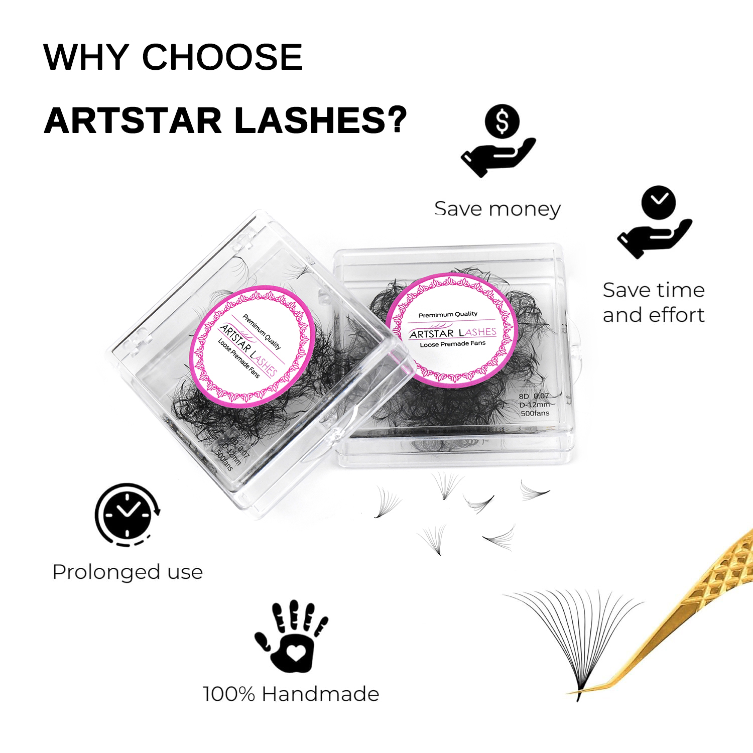 ARTSTAR 500 Fans Losse Fan Wim - Lash Fan Volume recensie en prijs