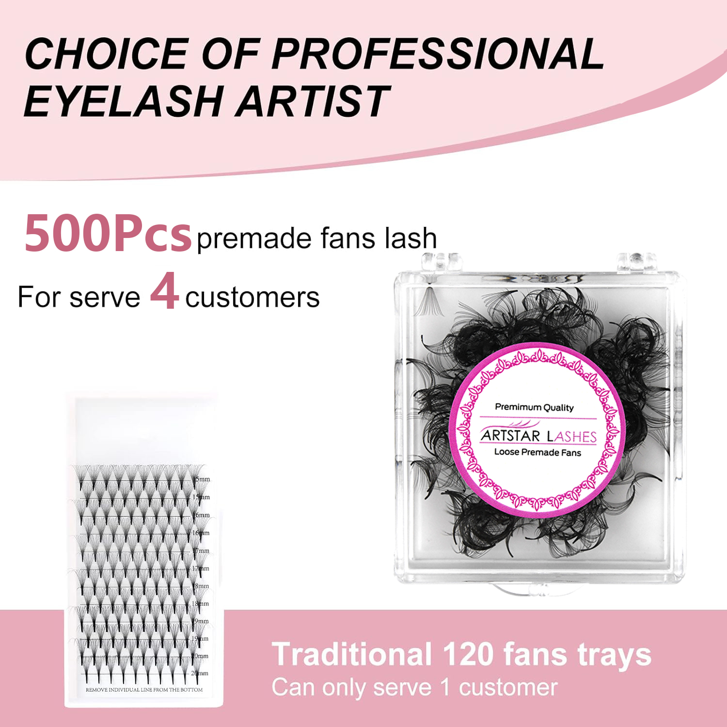 ARTSTAR 500 Fans Losse Fan Wim - Lash Fan Volume recensie en prijs