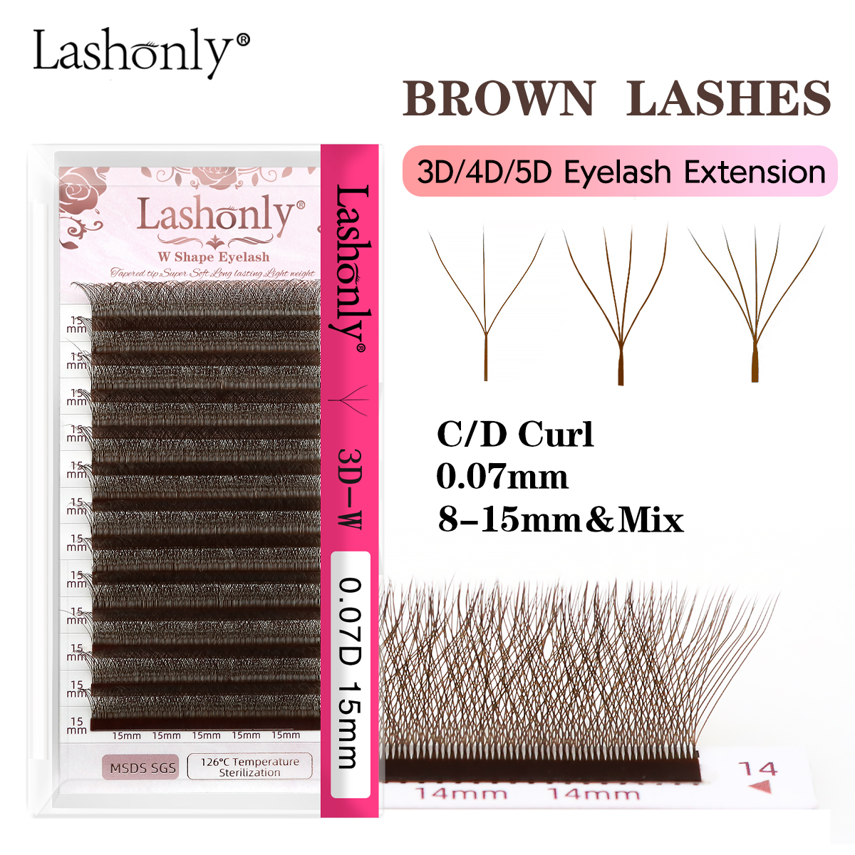 Lashonly Brown W Wimperverleng - Lash Fan Volume recensie en prijs