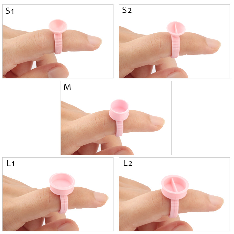 100 stuks Wegwerp Lijm Rings P - Eyelash Extension Permanent recensie en prijs